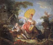 The Musical Contest Jean-Honore Fragonard